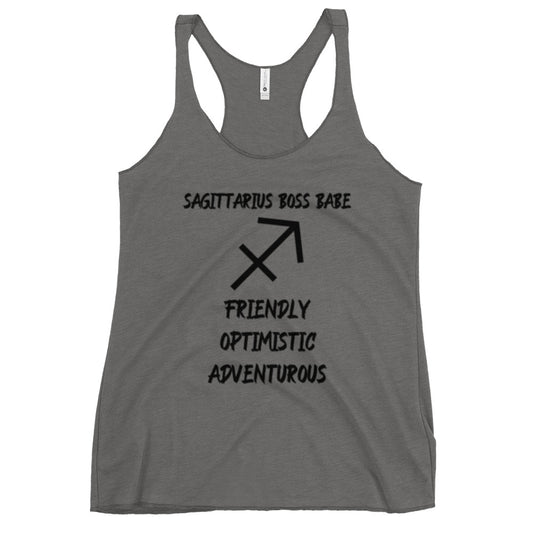 “Sagittarius Boss Babe” Women's Racerback Tank