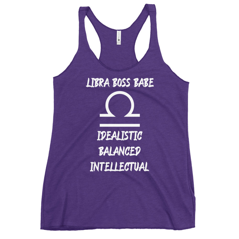 “Libra Boss Babe” Women's Racerback Tank