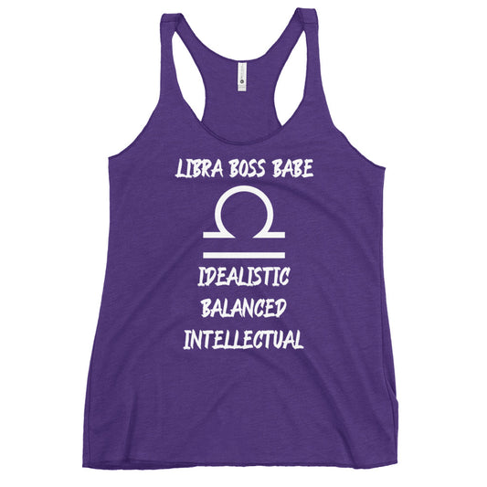 “Libra Boss Babe” Women's Racerback Tank