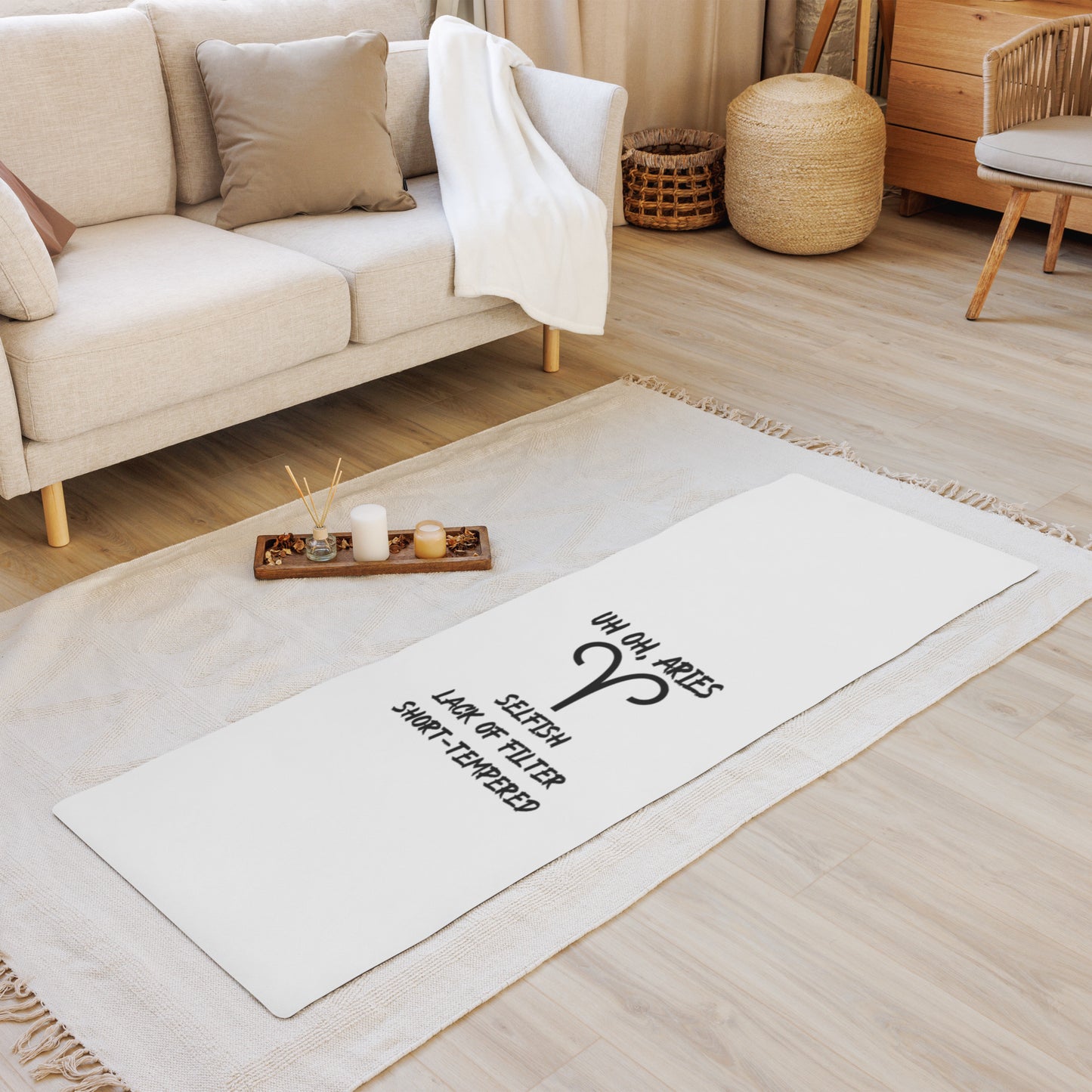“Uh Oh, Aries” Yoga Mat