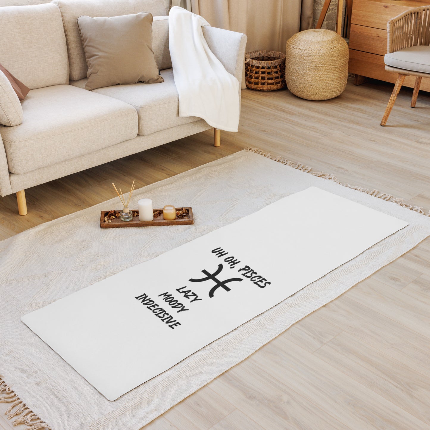 “Uh Oh, Pisces” Yoga Mat