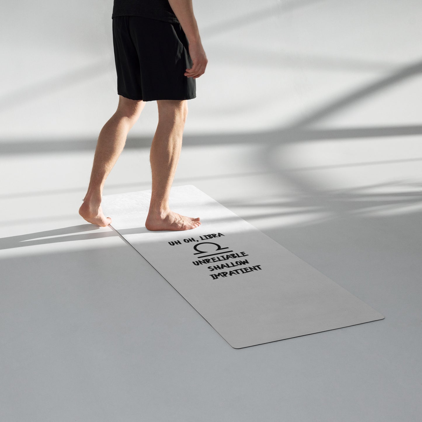 “Uh Oh, Libra” Yoga Mat