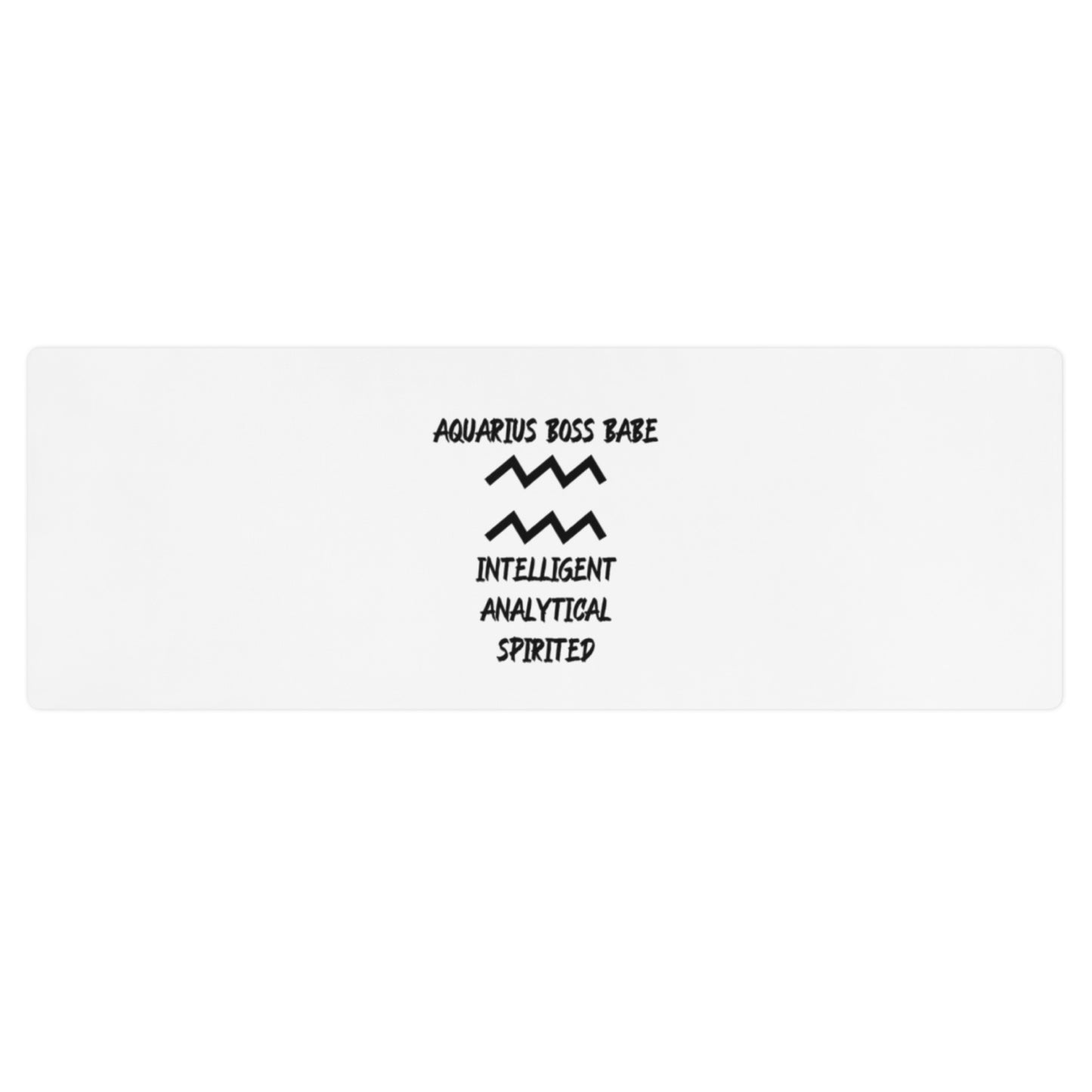 “Aquarius Boss Babe” Yoga Mat