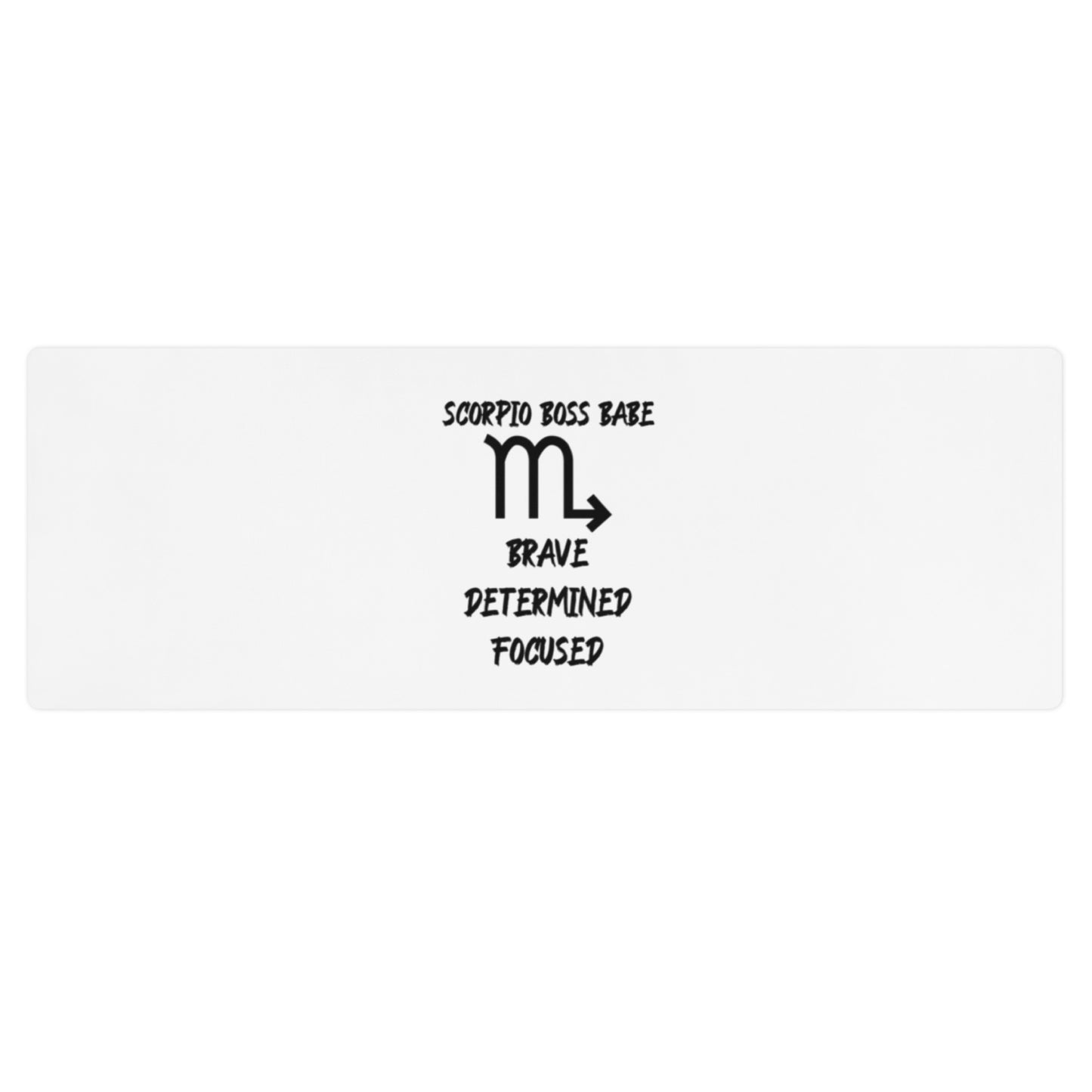 “Scorpio Boss Babe” Yoga Mat