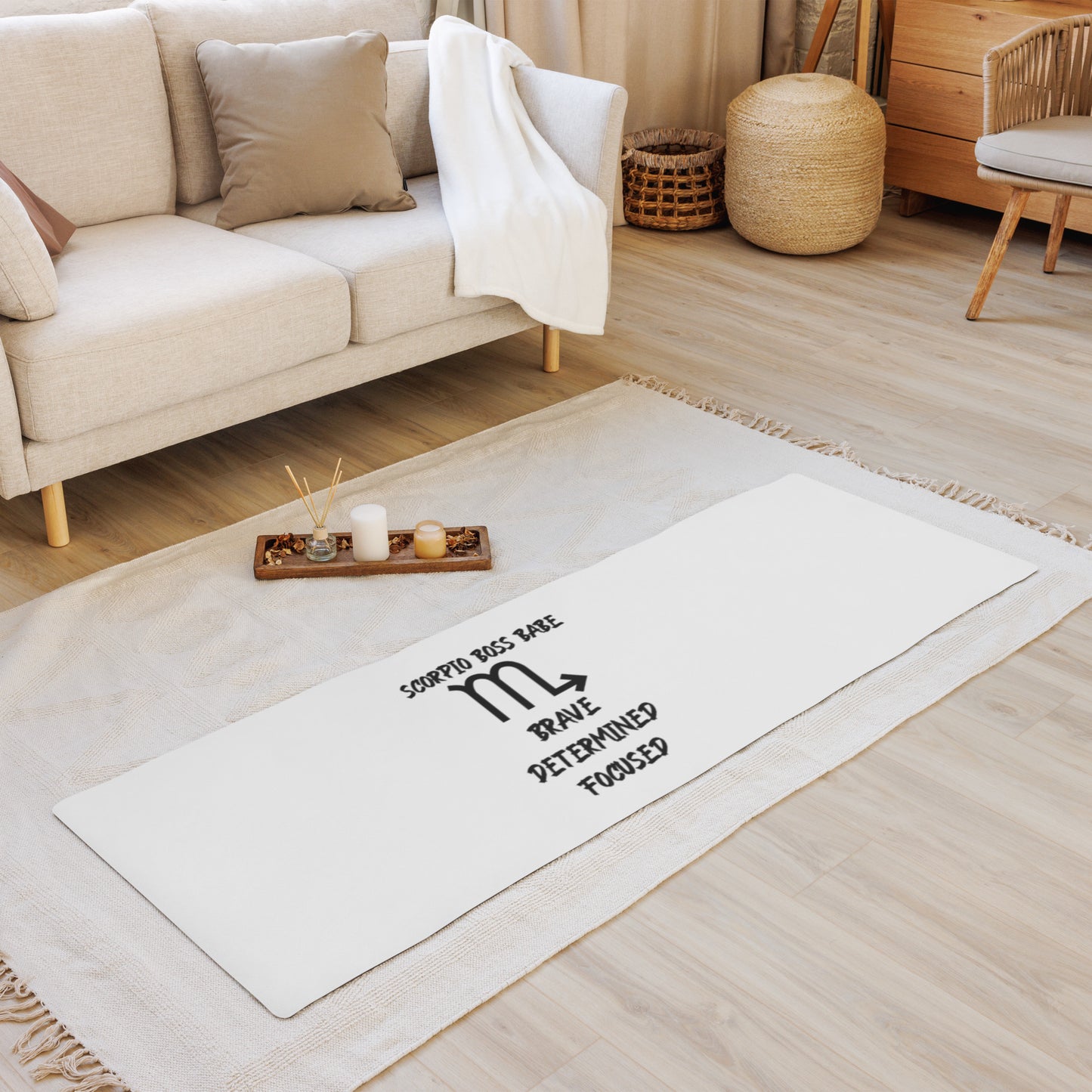 “Scorpio Boss Babe” Yoga Mat