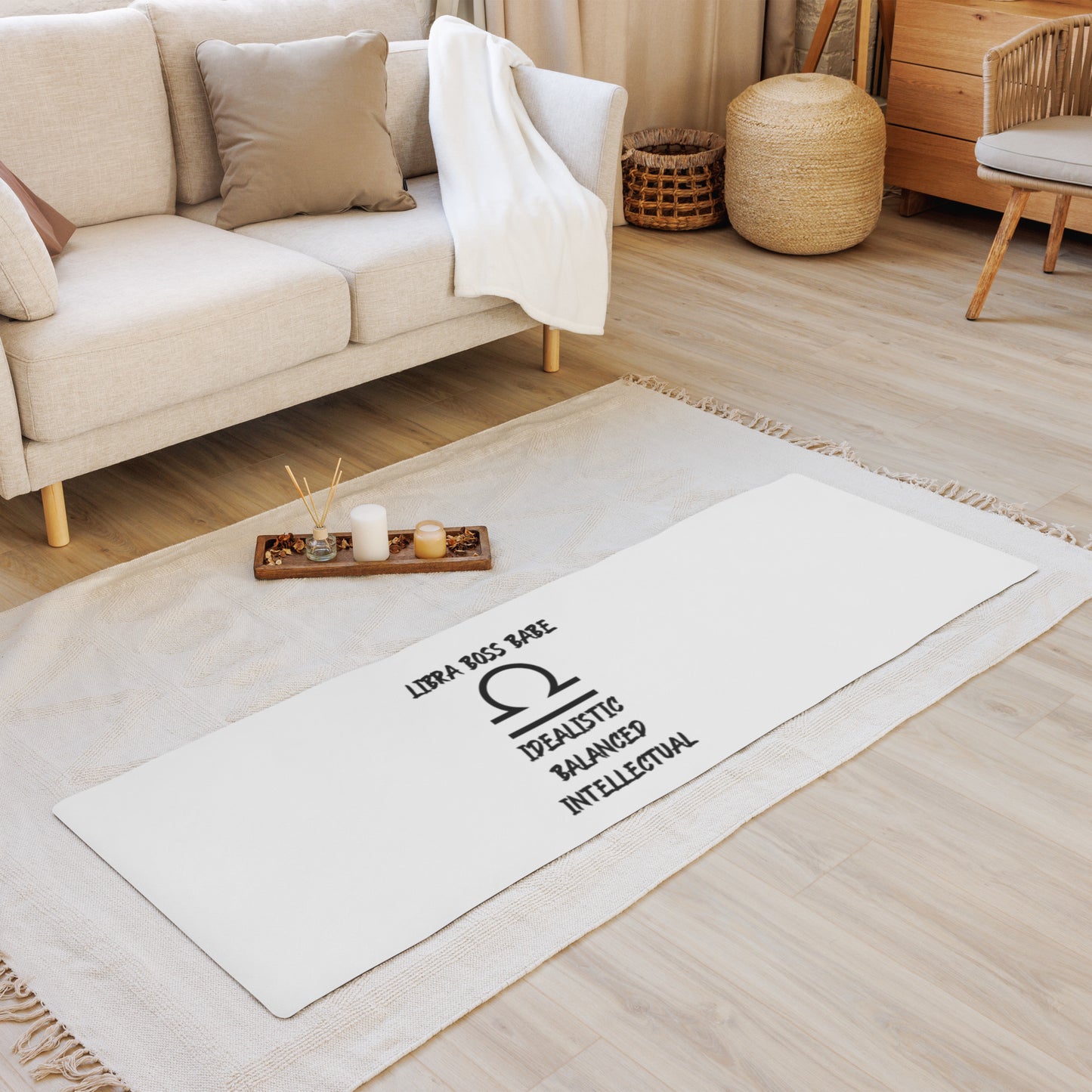“Libra Boss Babe” Yoga Mat