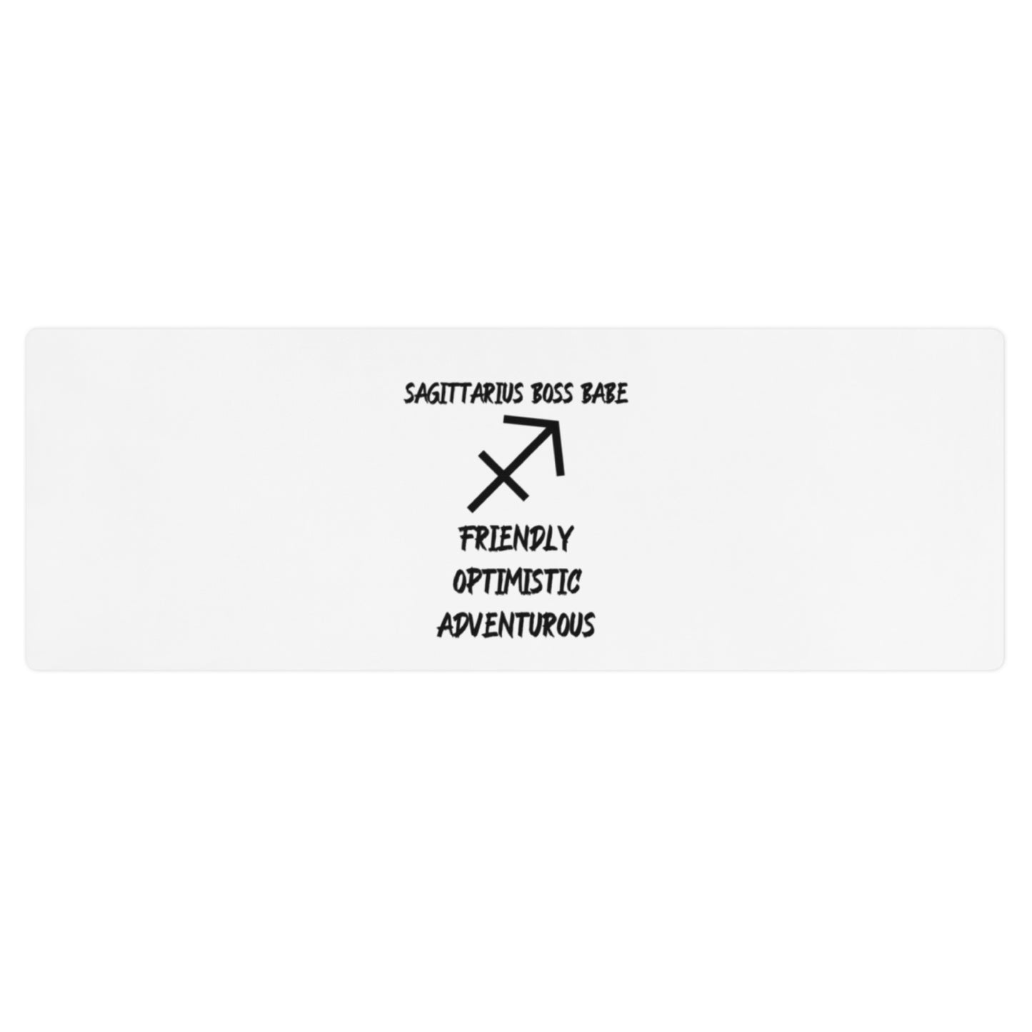 “Sagittarius Boss Babe” Yoga Mat