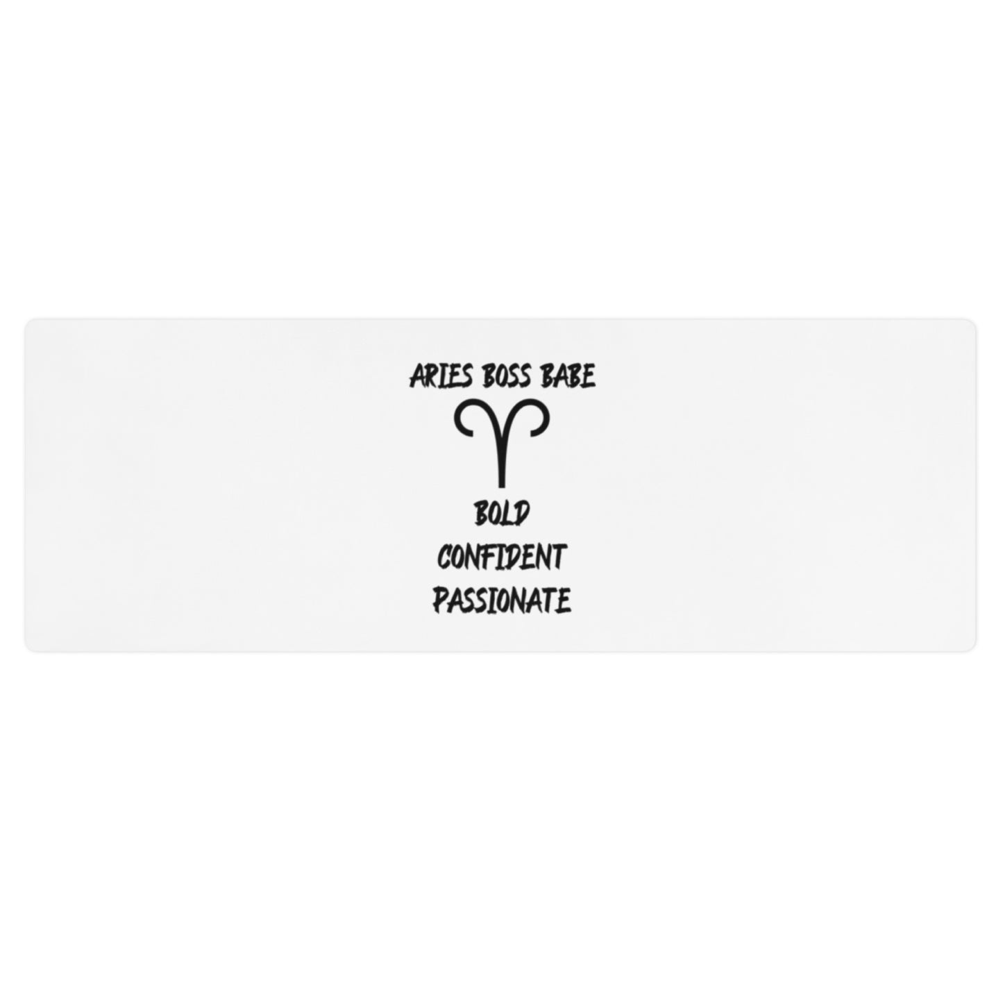 “Aries Boss Babe” Yoga Mat